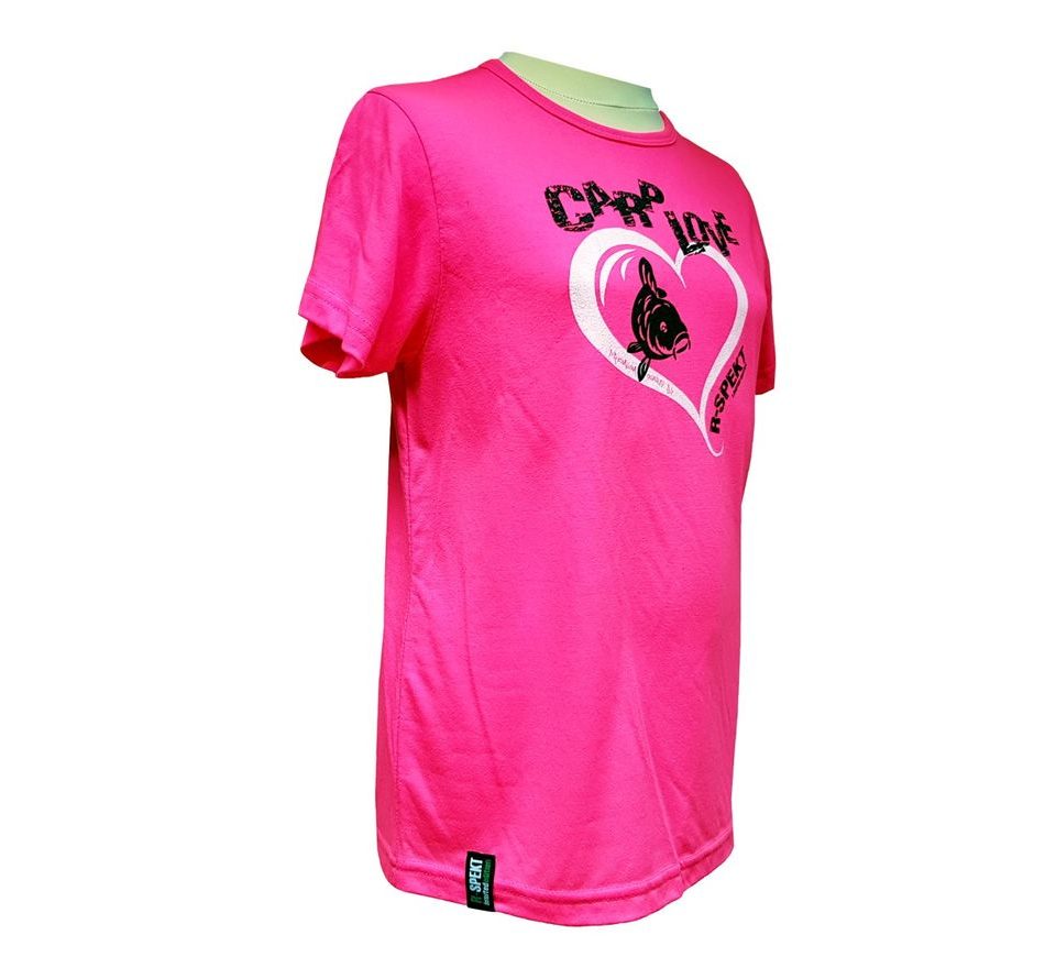 R-Spekt Dětské tričko Carp Love fluo pink