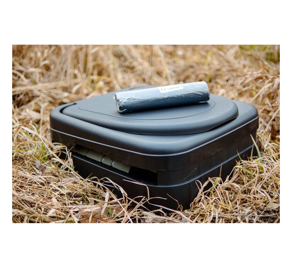 Giants fishing Akční set Skládací přenosná toaleta X-Large + Hygienický stan + Skládací lopatka ZDARMA!