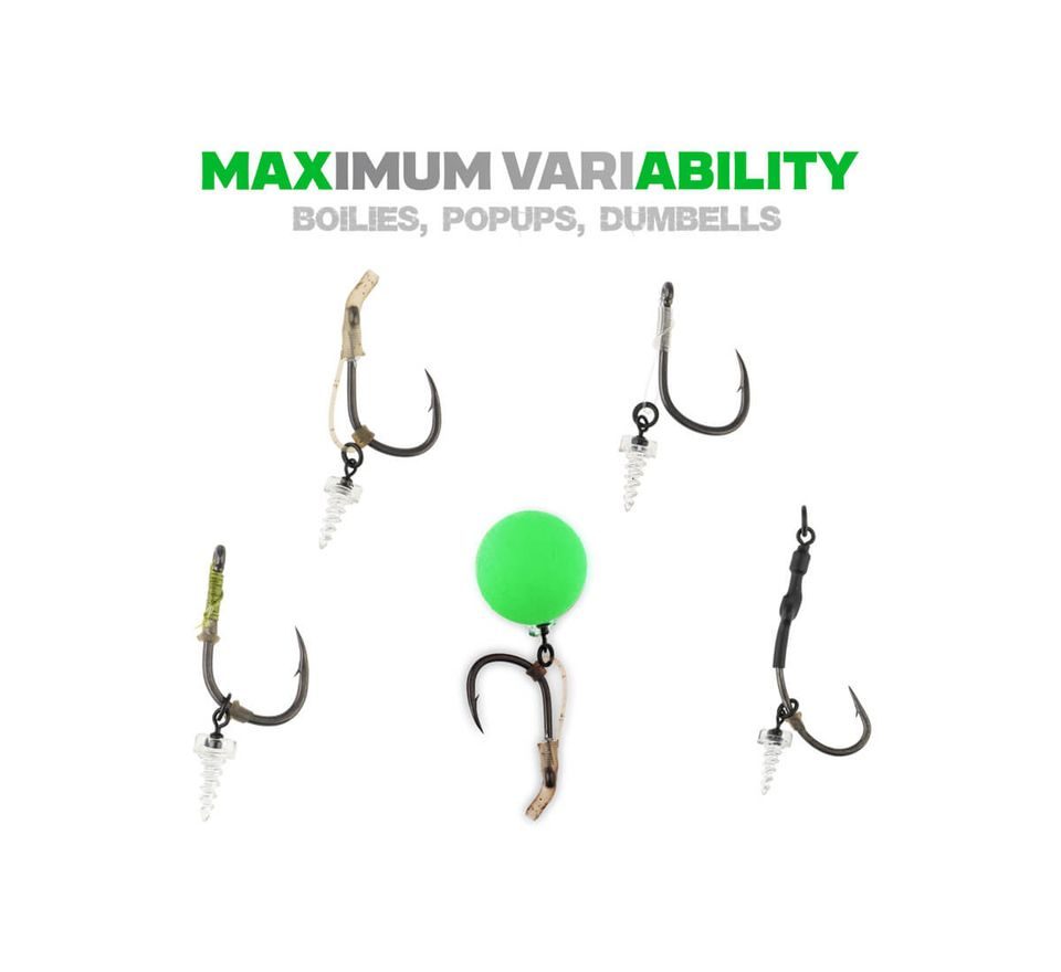 Zfish Vrtáček s obratlíkem a kroužkem 10ks