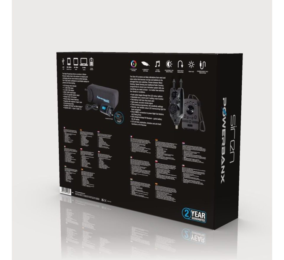 Nash Sada signalizátorů Siren R4 3+1 + PowerBanx 80k Hub Bundle