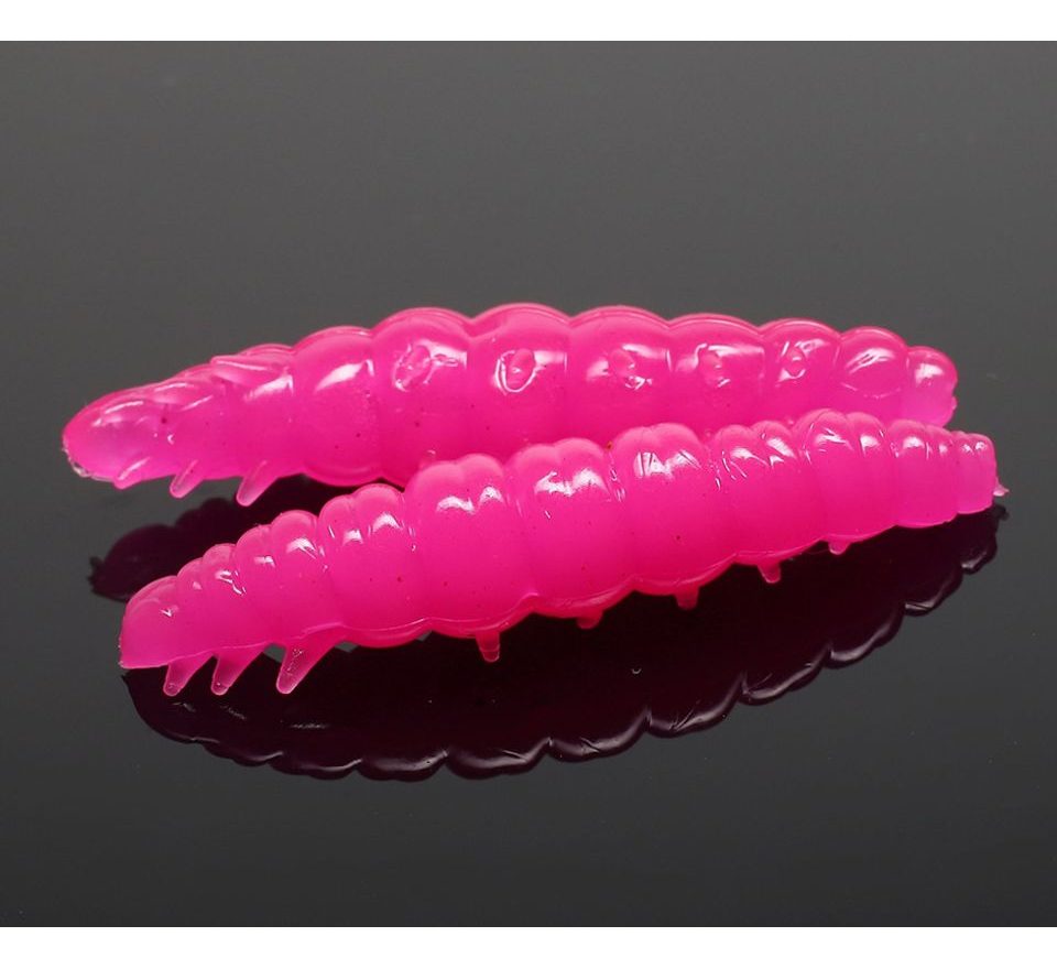 Libra Lures Larva Hot Pink