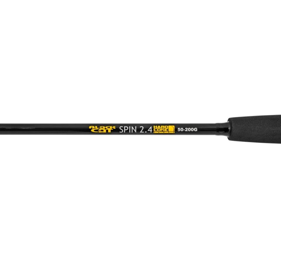 Black Cat Prut Hard Core Combo Spin Rod 2,4m 200g + Naviják 5000 + Šňůra 0,38mm