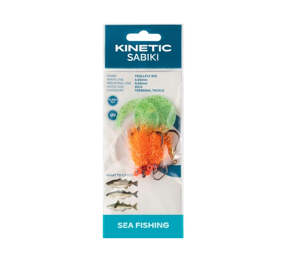 Kinetic Návazec Sabiki TrollFly Gold/Orange