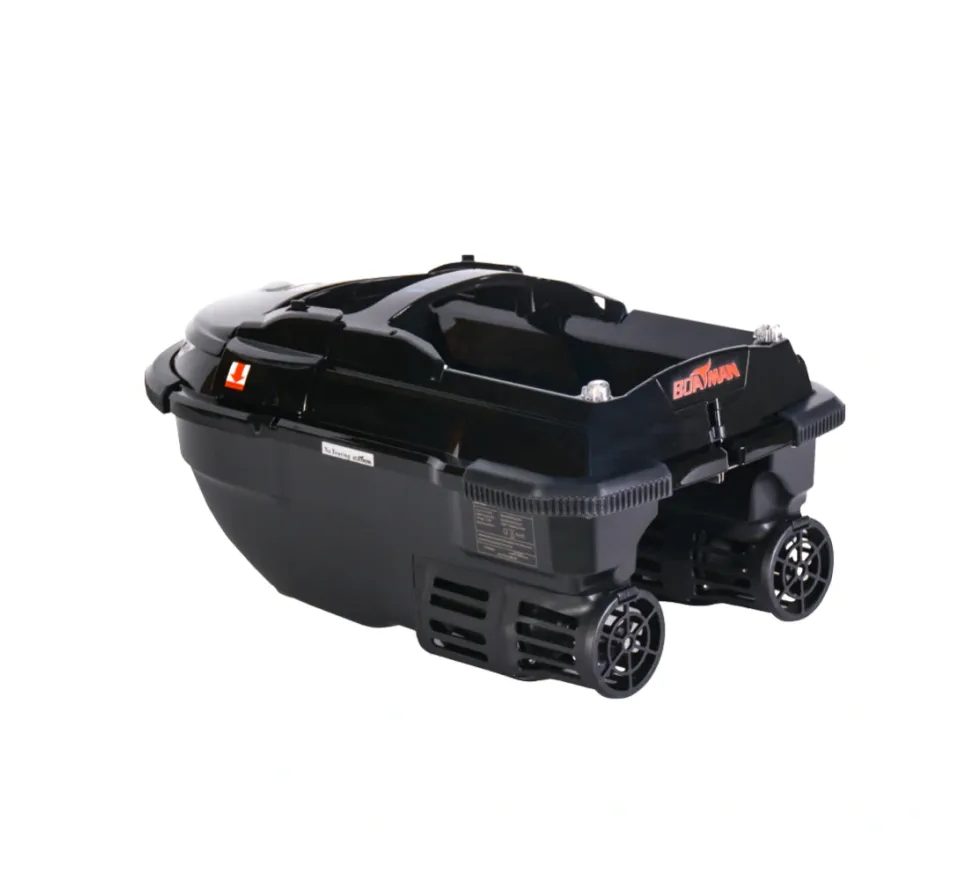 Boatman Zavážecí lodička Vulcan s Echolotem Černá