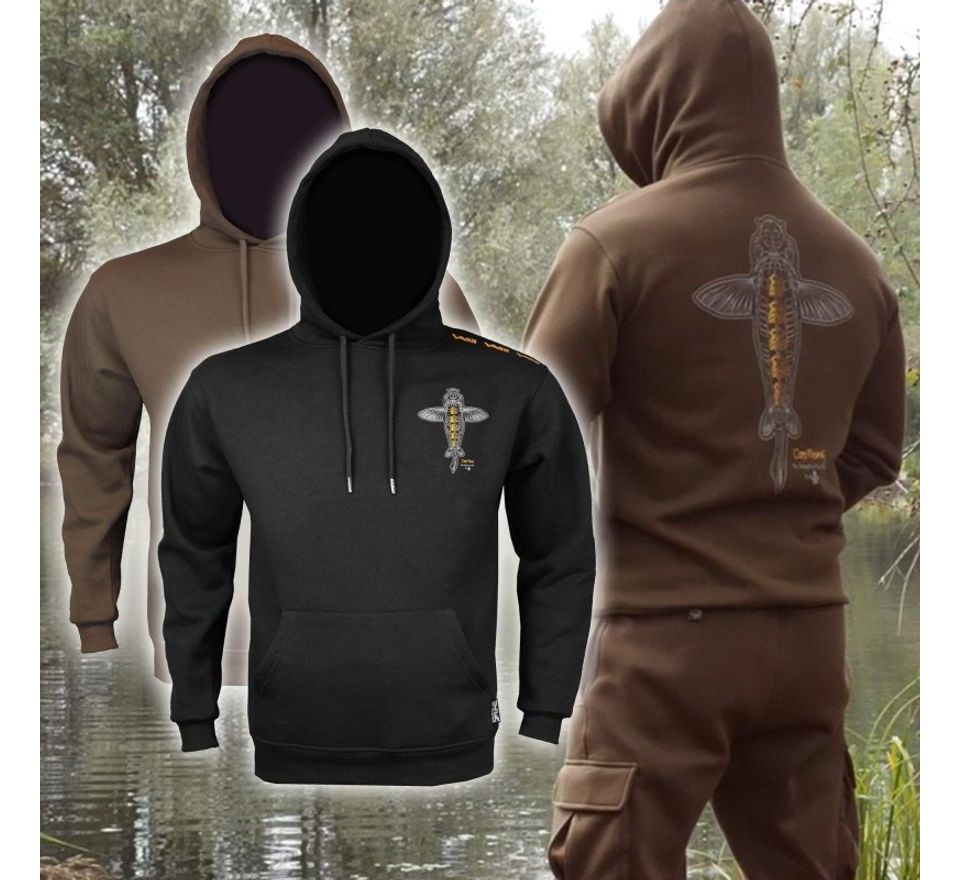 Vass Mikina Carp Rising Hoodie Black