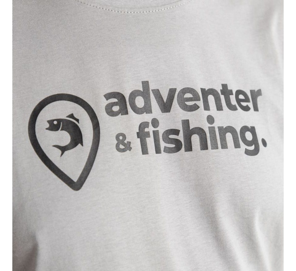 Adventer & fishing Tričko krátký rukáv Steel