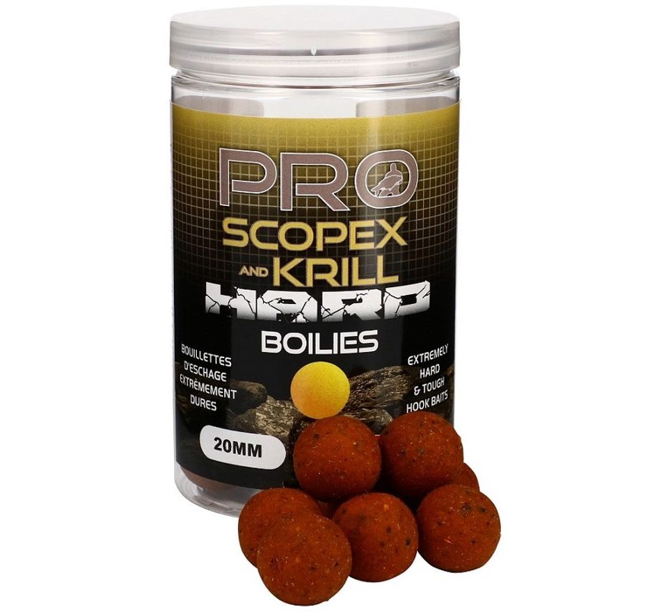 Starbaits Boilie Hard Probiotic Scopex Krill 24mm 200g