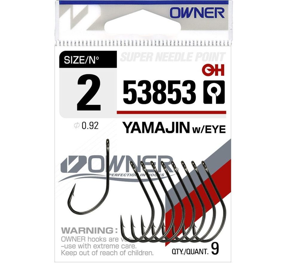 Owner Háčky na candáty s očkem Yamajin 53853
