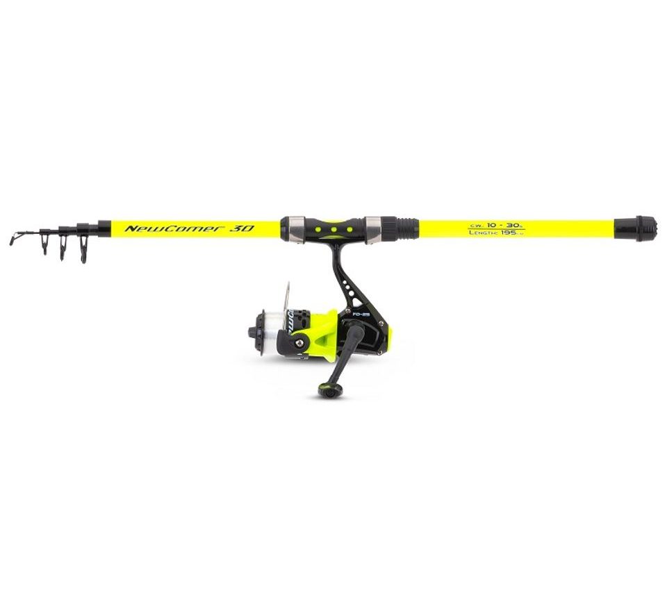 Saenger Prut Newcomer II Tele 1,95m 10-30g + Naviják 25 FD + Vlasec 0,22mm