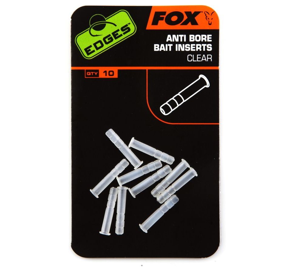 Fox Edges Anti Bore Bait Inserts Clear