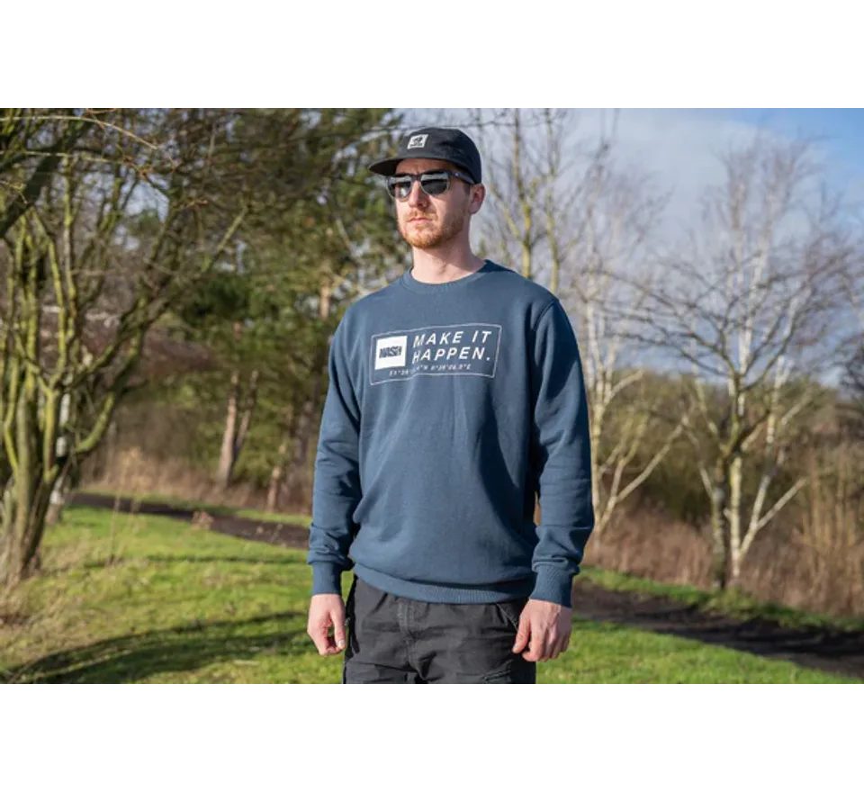 Nash Mikina Make It Happen Coordinates Jumper Námornícka Modrá