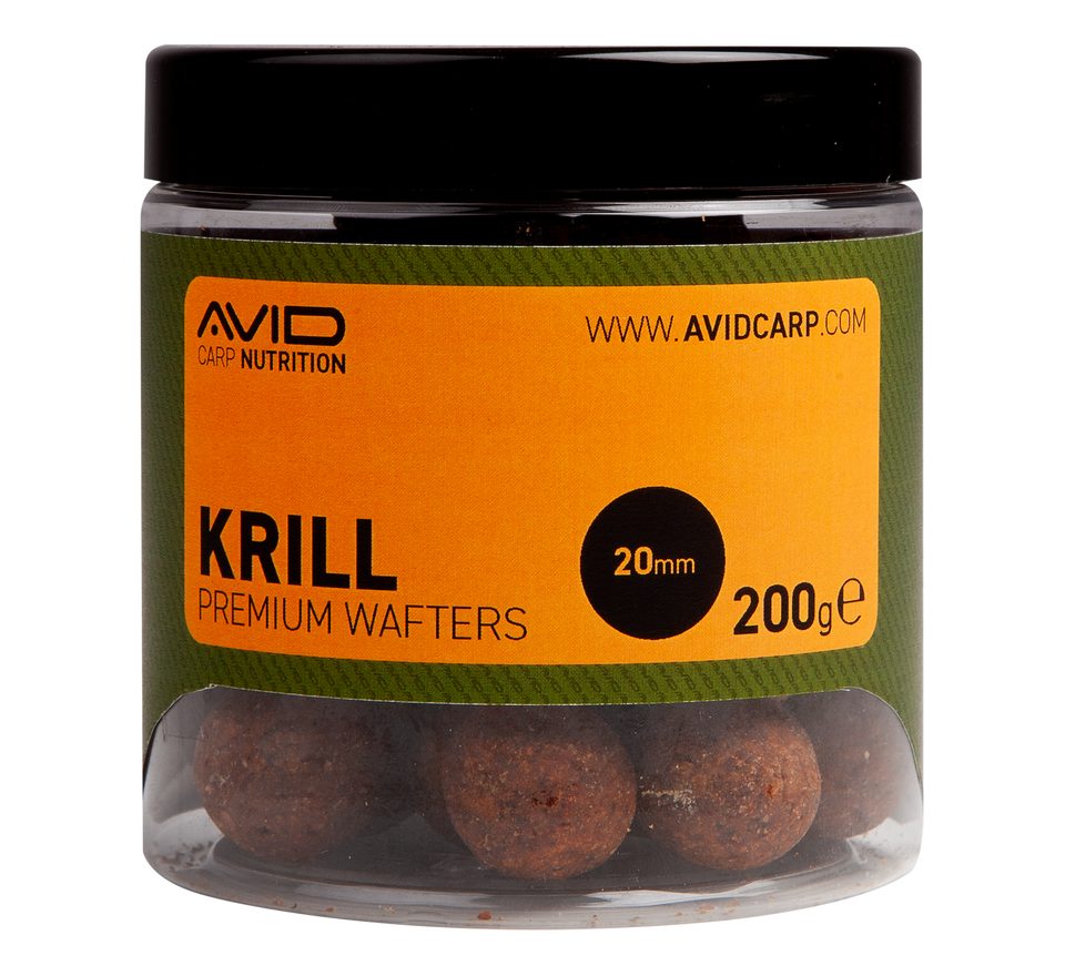 Avid Boilies Premium Wafters Krill 20mm 200g