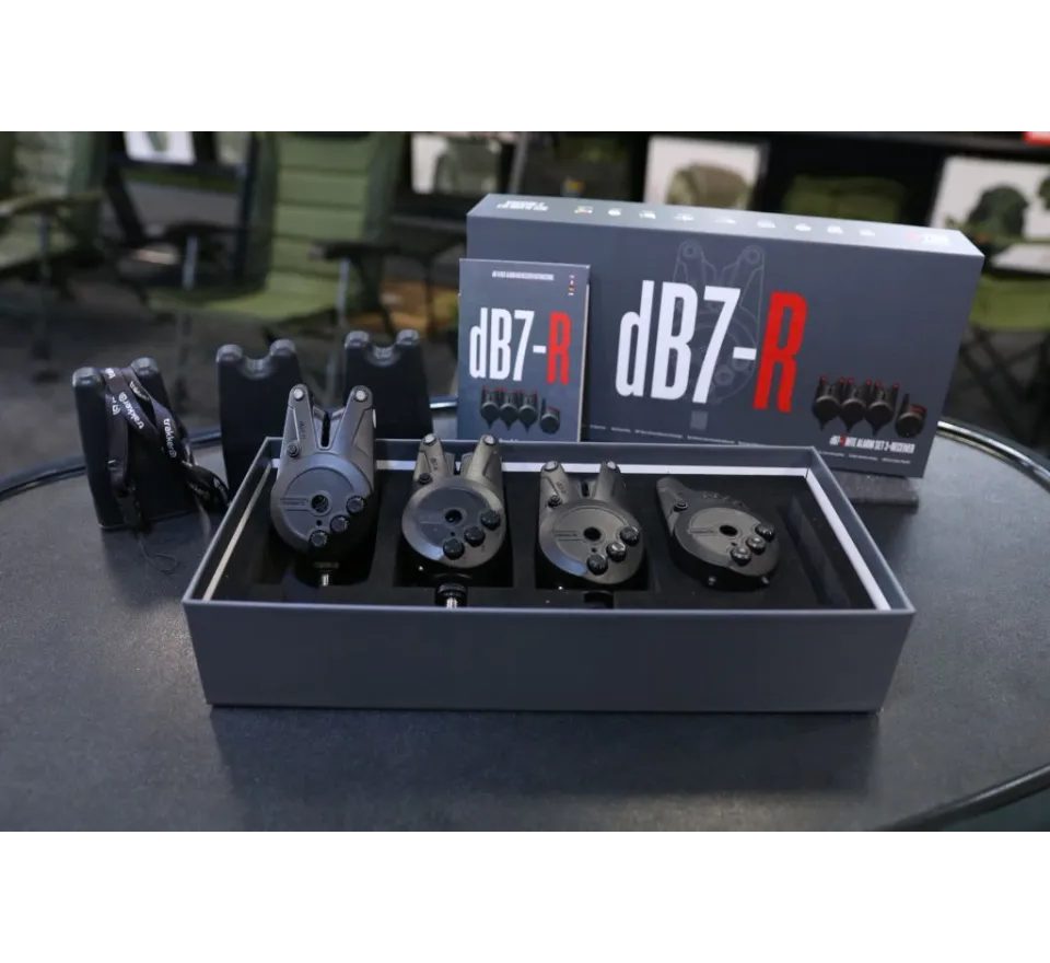 Trakker Sada hlásičů DB7-R Rod Bite Alarm Set 3+1