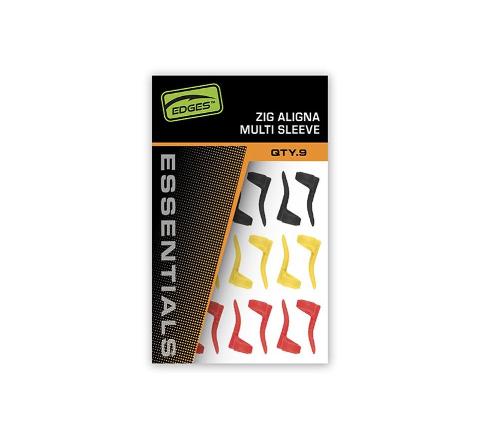 Fox Sada na Zig Rig Edges Zig Aligna kit Multi Sleeve kit 9ks