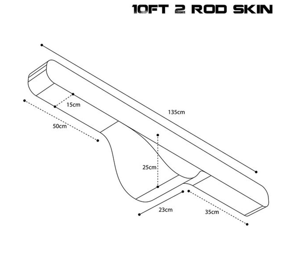 Nash Puzdro na prút Scope OPS Soft Protect 2 Rod Skin 10ft