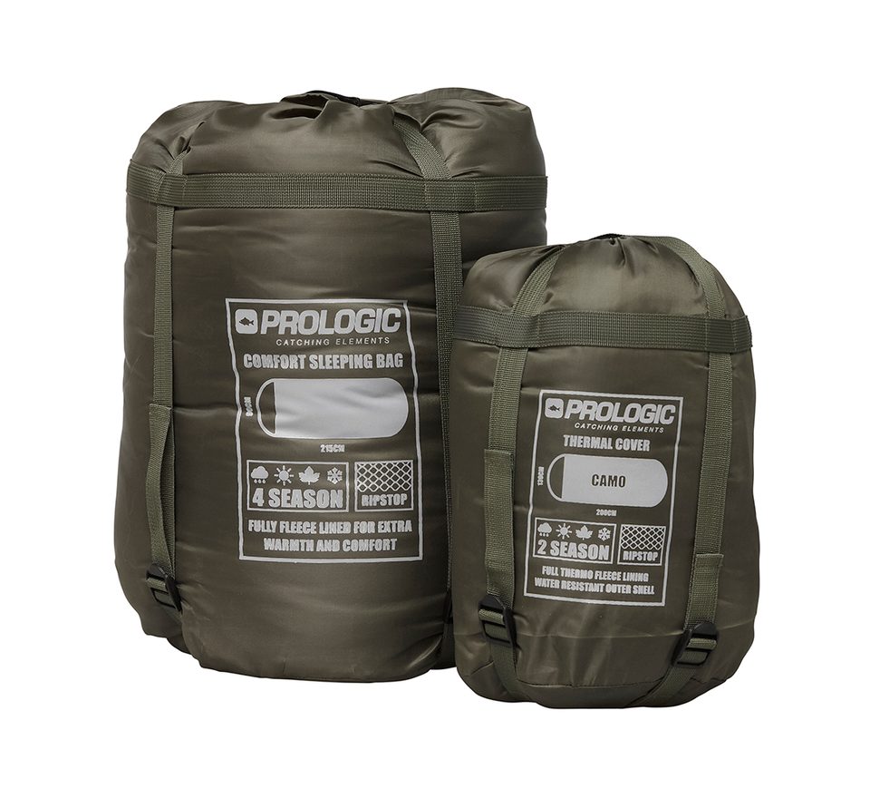 Prologic Spací pytel s přehozem Element Comfort S/Bag & Thermal Camo Cover 5 Season