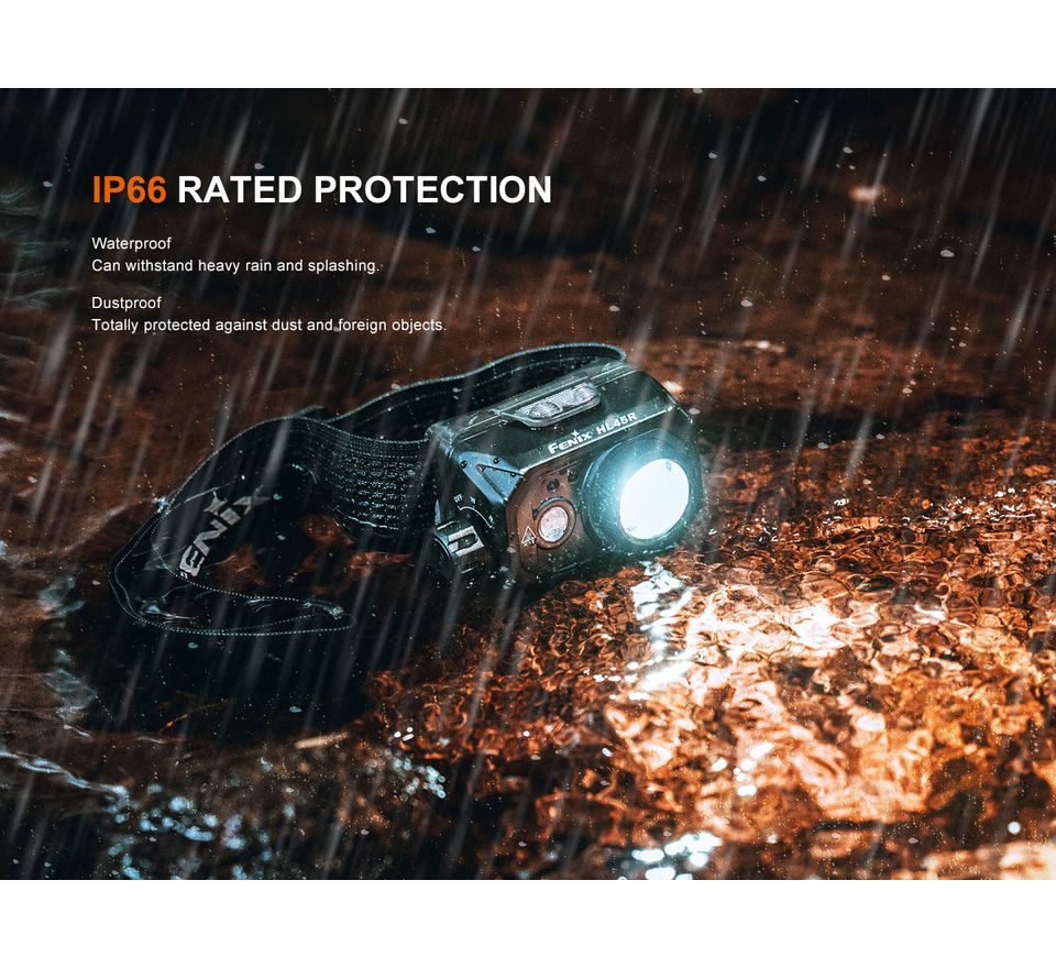 Fenix Nabíjecí zaostřovací čelovka HL45R