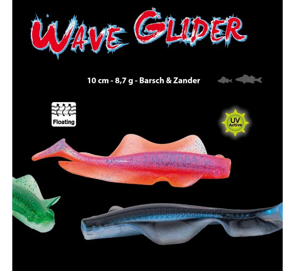 Iron Claw Gumová nástraha Wave Glider PMN