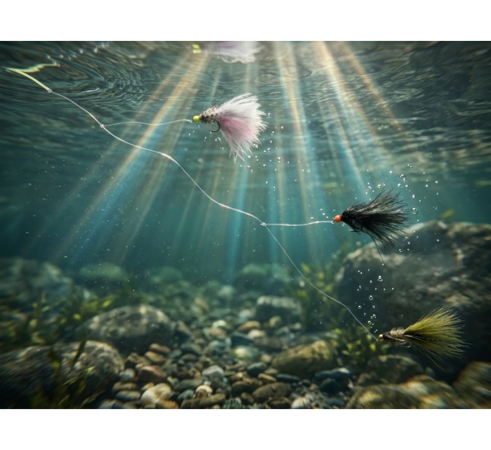 Delphin Sada umělých mušek Fly Wild trout 10ks