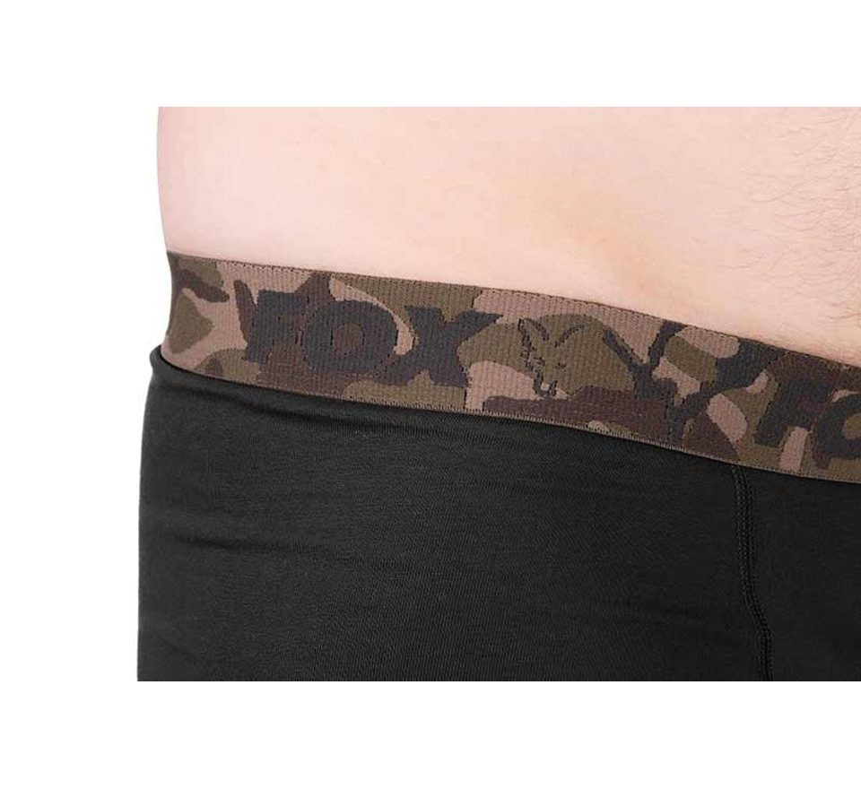 Fox Trenky Boxer Shorts Khaki/Čierne 2ks