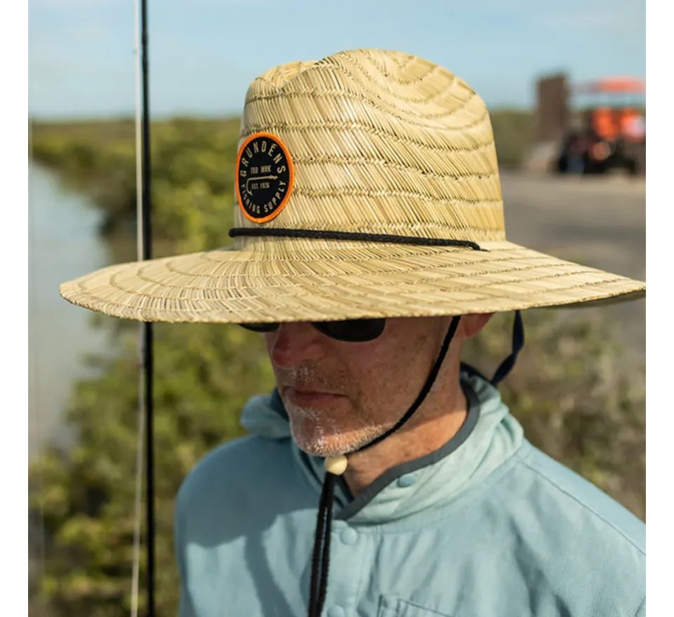 Grundéns Klobúk Waterman Straw Hat Reed O/S