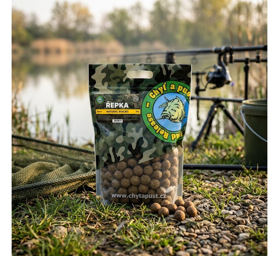 Chyť a pusť Boilies Natural 3kg