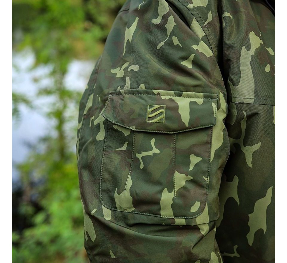 Sonik Bunda Heavy Weight Padded Jacket Camo XXL