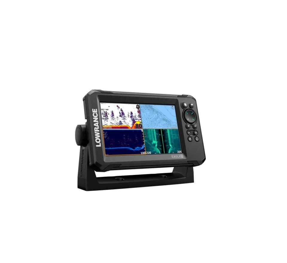 Lowrance Echolot Eagle 7 se sondou Splitshot HD + baterie + nabíječka ZDARMA