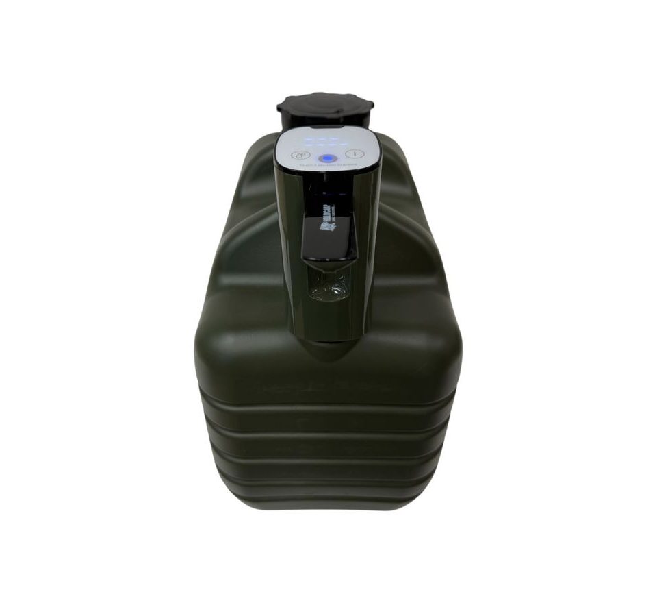 Holdcarp Set Automatická Pumpa Digital Rechargeable Tap + Cubic Water Carrier 25L