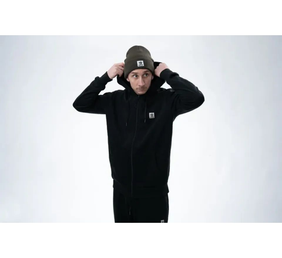 Nash Mikina Make It Happen Badge Zipped Hoody Čierna