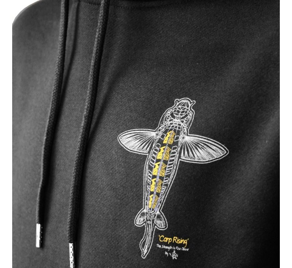 Vass Mikina Carp Rising Hoodie Black