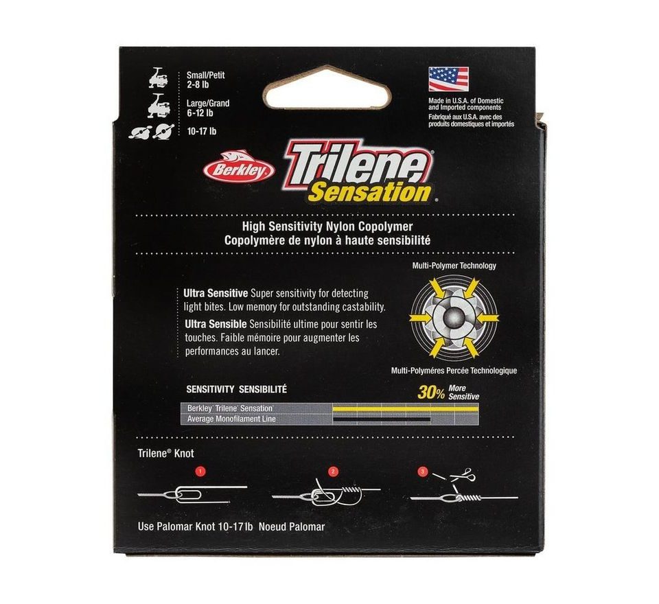 Berkley Vlasec Trilene Sensation Clear 300m