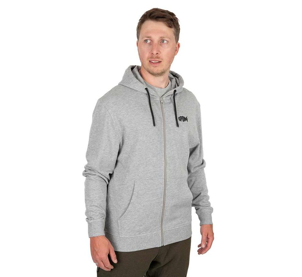 Spomb Mikina Grey Zipped Hoody