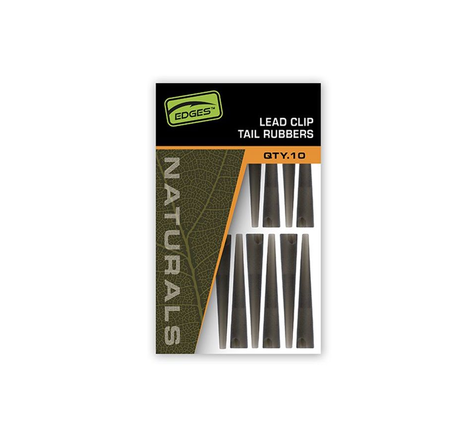 Fox Převleky Edges Naturals Lead Clip Tail Rubbers 10ks