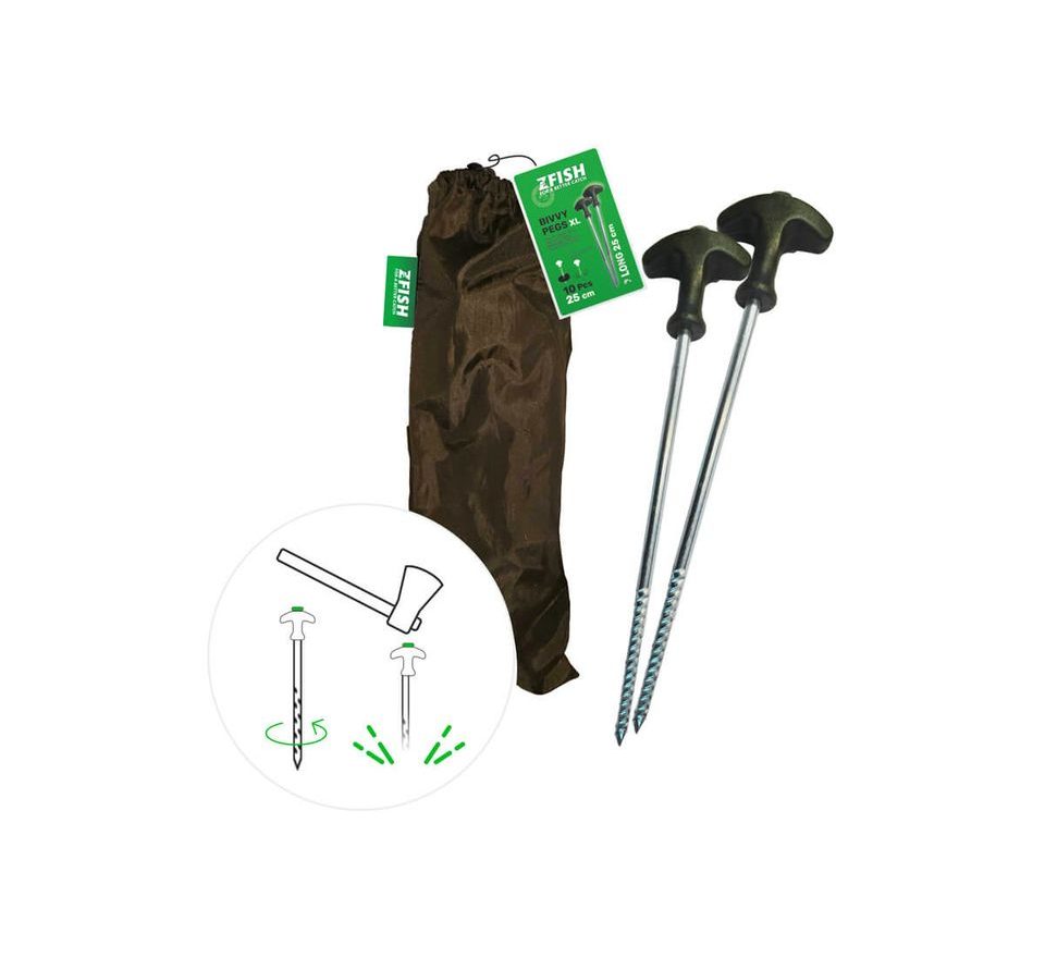 Zfish Kolíky Bivvy Peg Set 25cm 10ks