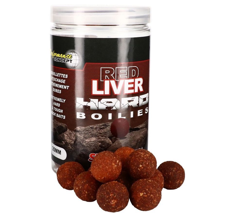 Starbaits Boilie Hard Red Liver 200g