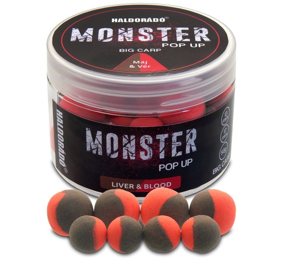 Haldorádó Pop-Up Boilies Method Monster Big Carp 13+17mm 50g