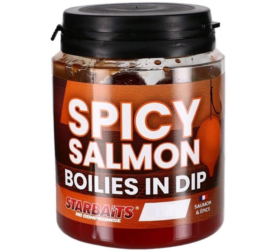Starbaits Boilies v dipe Spicy Salmon 150g