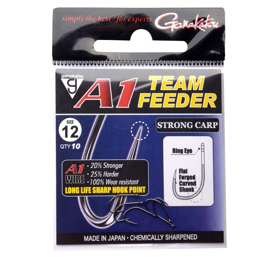 Gamakatsu Háčky A1 Team Feeder Strong Carp Hooks 10ks