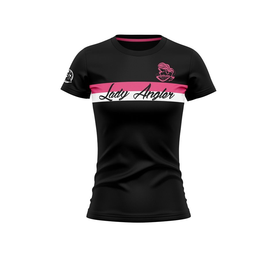Hotspot Design Tričko Lady Angler s pruhy
