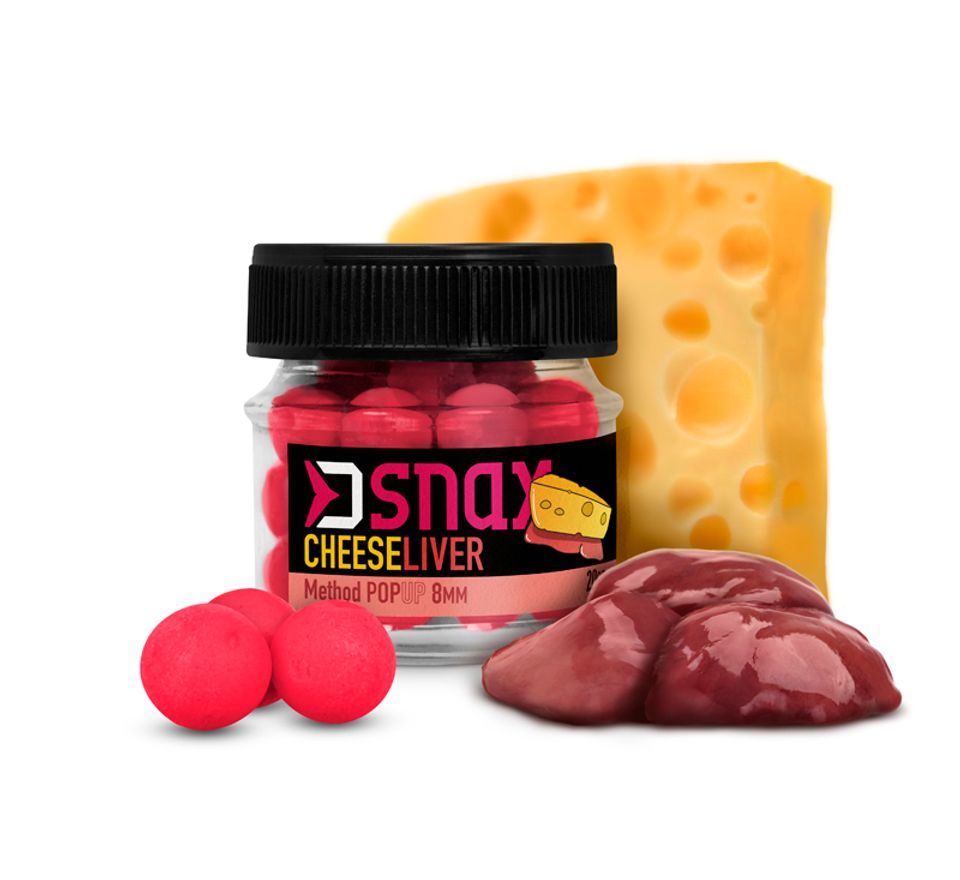 Delphin Plovoucí nástraha D Snax Pop Sýr-Játra 20g