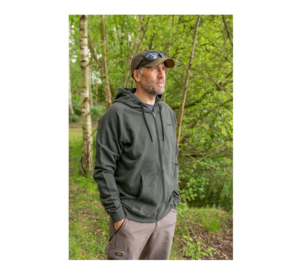 Avid Mikina Bearing Zip Hoodie Green