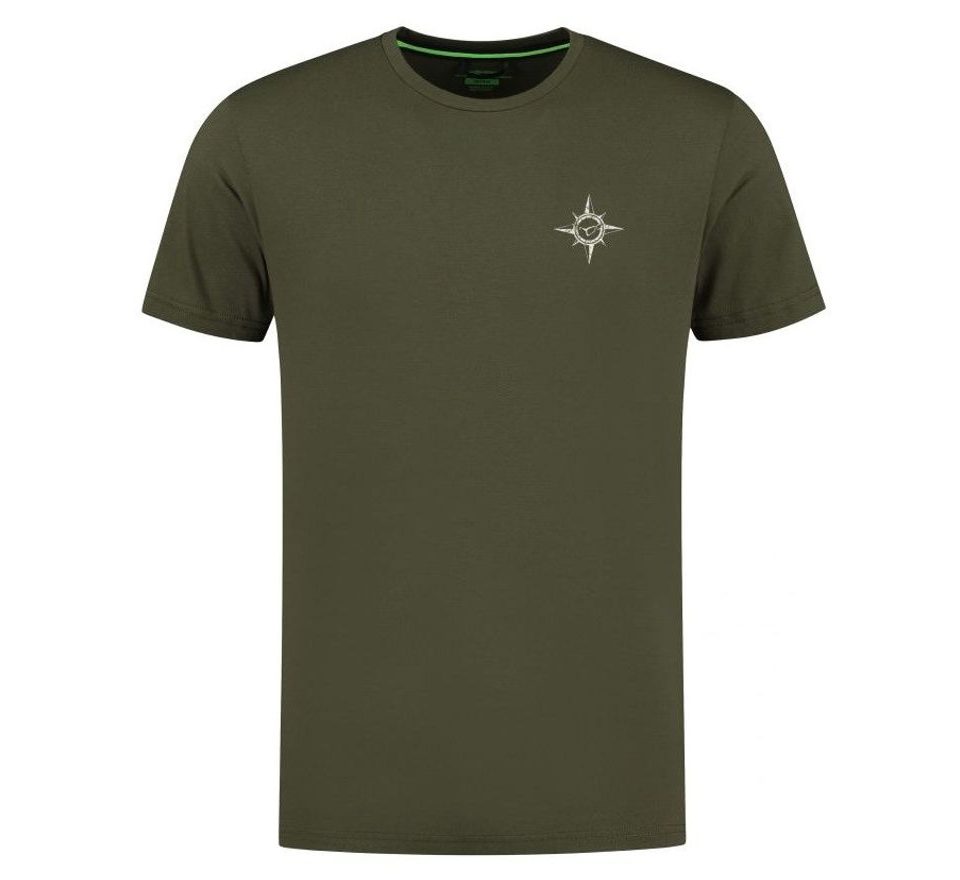 Korda Tričko Compass Tee Dark Olive