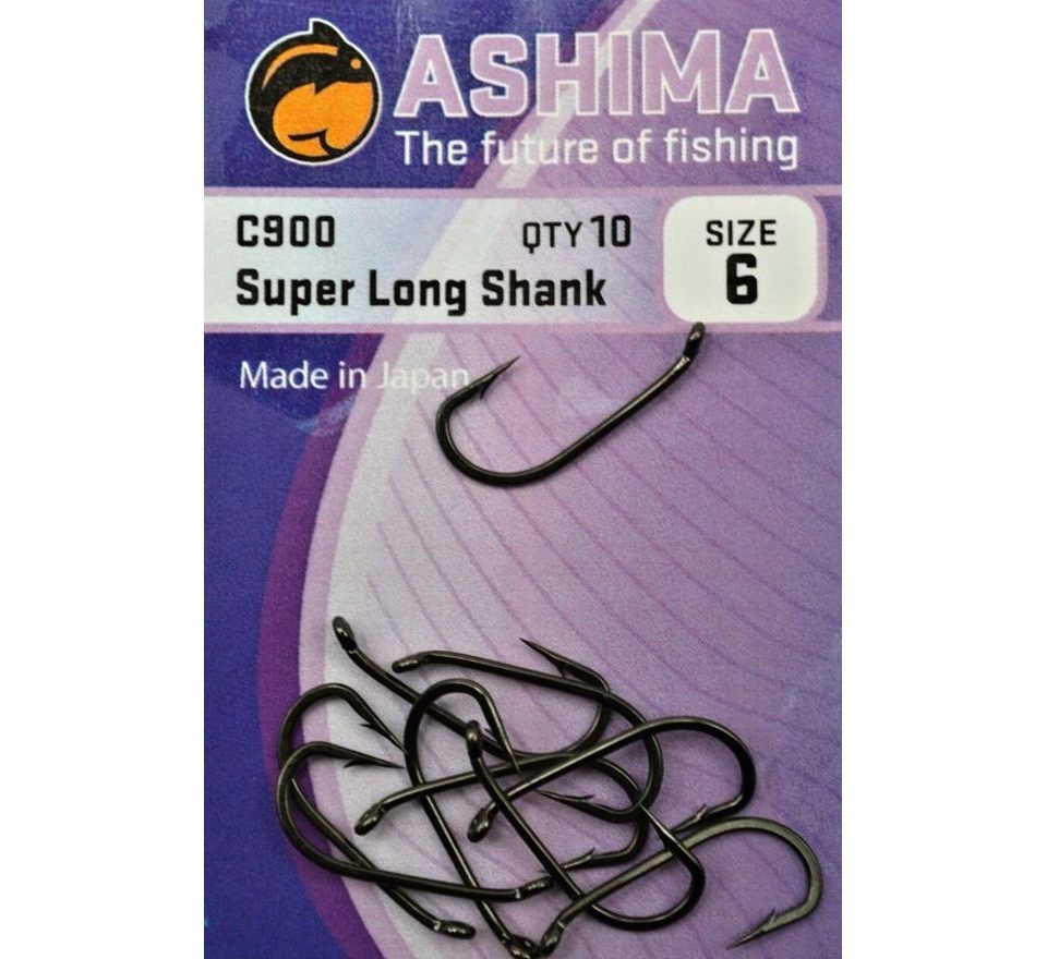 Ashima Háčky C900 Super Long Shank 10ks