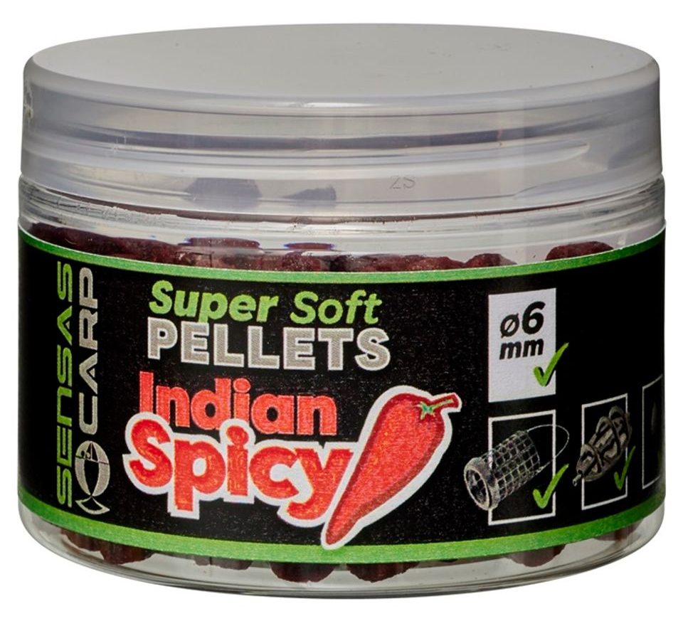 Sensas Pelety Super Soft Indian Spicy 60g