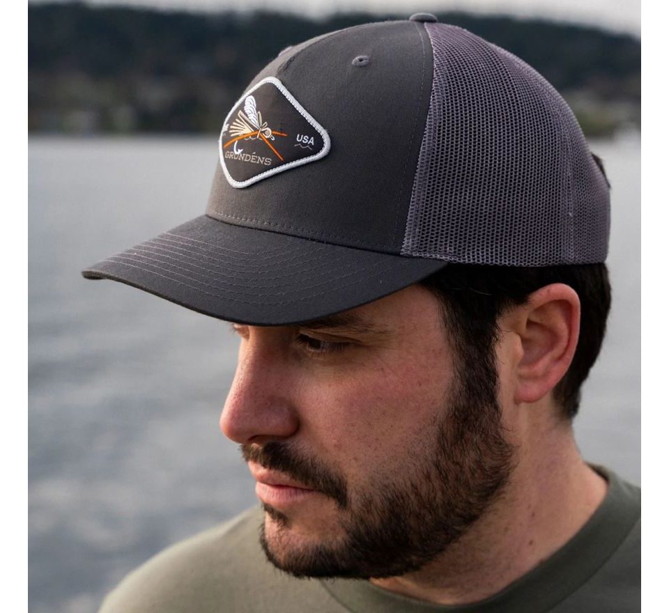 Grundéns Kšiltovka CC Hopper Trucker Charcoal O/S