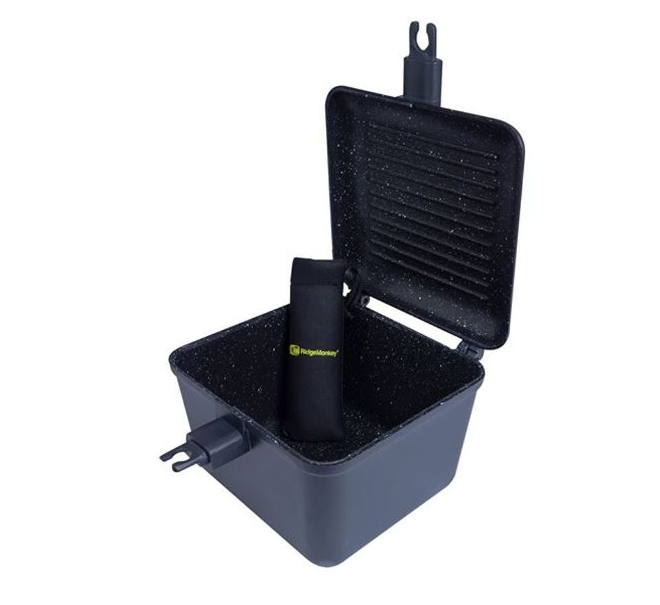 RidgeMonkey Pánev Connect Deep Pan and Griddle XL Granite Edition
