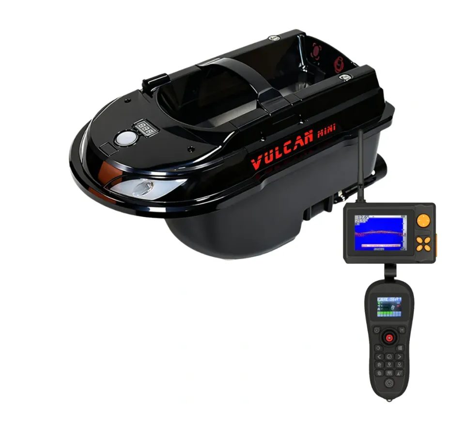 Boatman Zavážecí lodička Vulcan Mini PRO s GPS a Echolot Černá