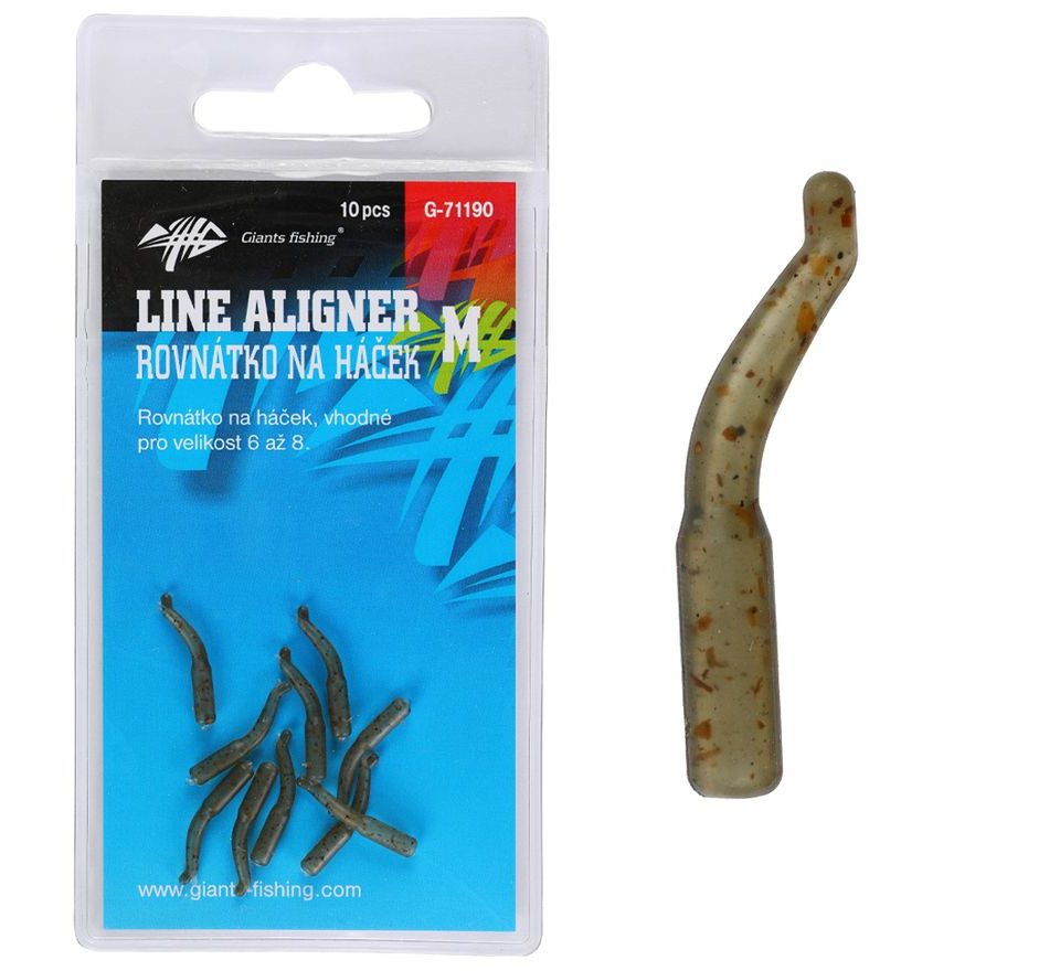Giants fishing Rovnátka na háček Line Aligner Camo 10ks