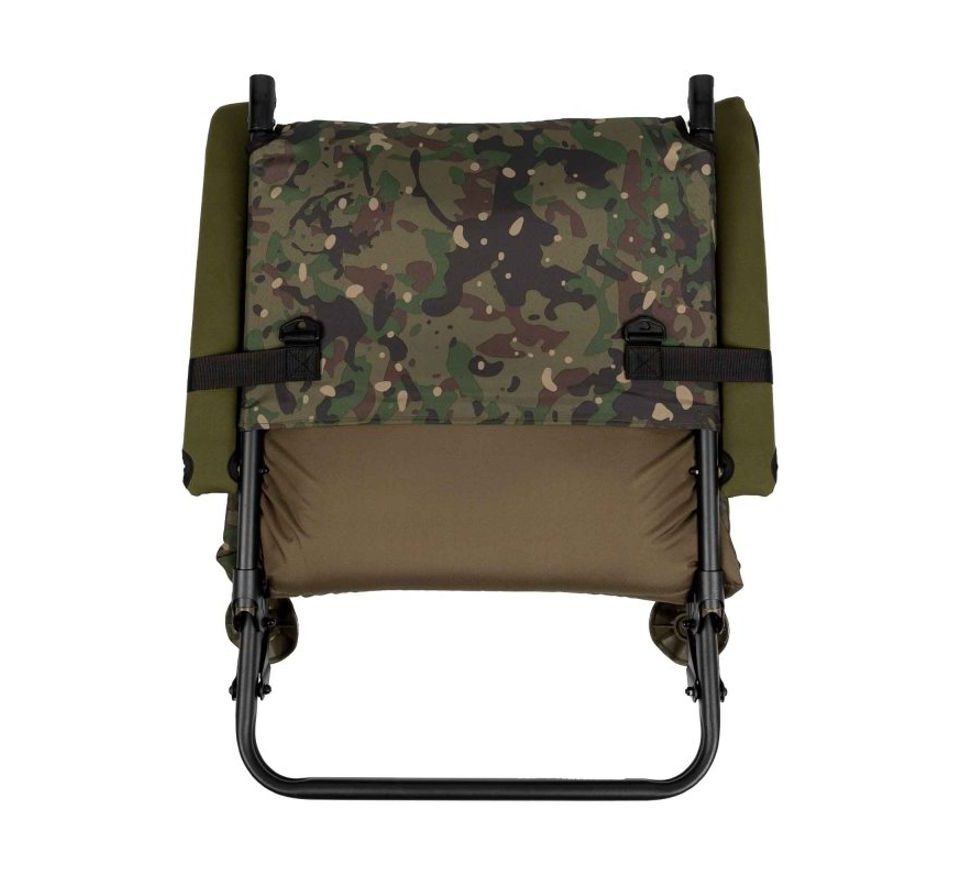 Trakker Křeslo komfortní s područkami Levelite Camo Longback Chair
